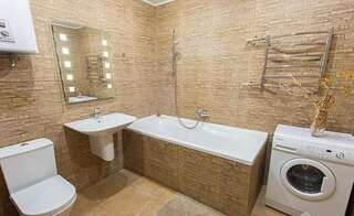 Апартаменты Modern Apartment with Panoramic View near Metro 23August Харьков Апартаменты с балконом-55